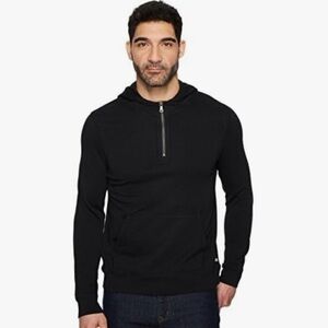 AG Adriano Goldschmied Men's Lyle Quarter Zip Pullover Hoodie Shirt